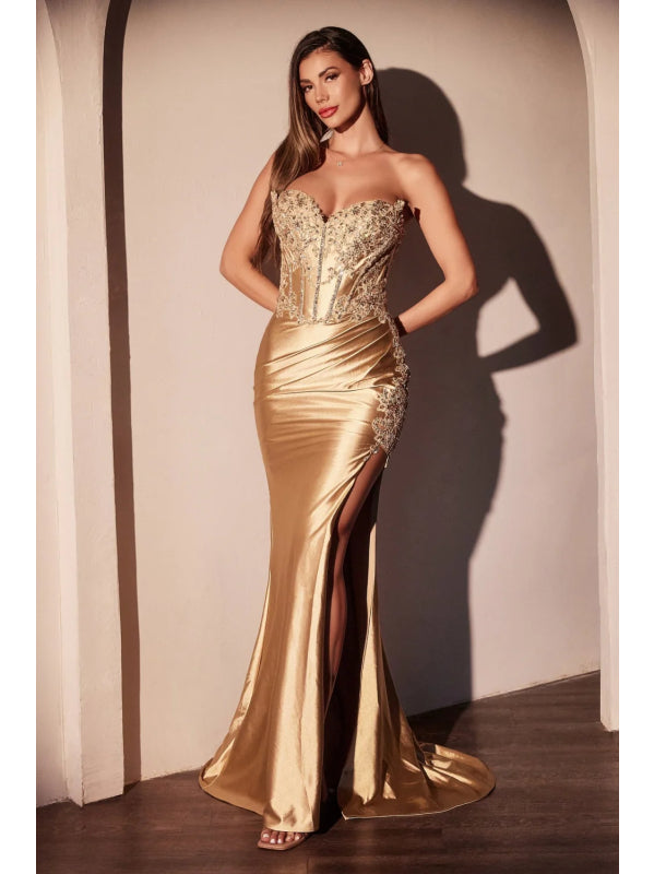 Vestido de Gala (kv1116.2) - Gold