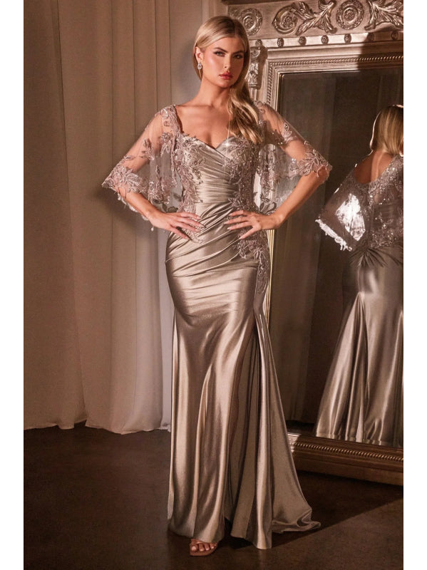 Vestido de Gala (cds499.1) - Champagne