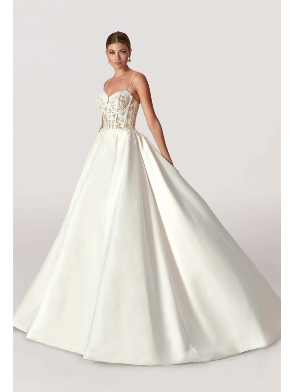 Vestido de Novia (MJ1057) - Off White