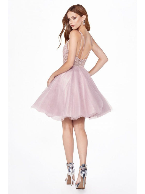 Vestido color Blush y Malva (XTO098) - imagen 2