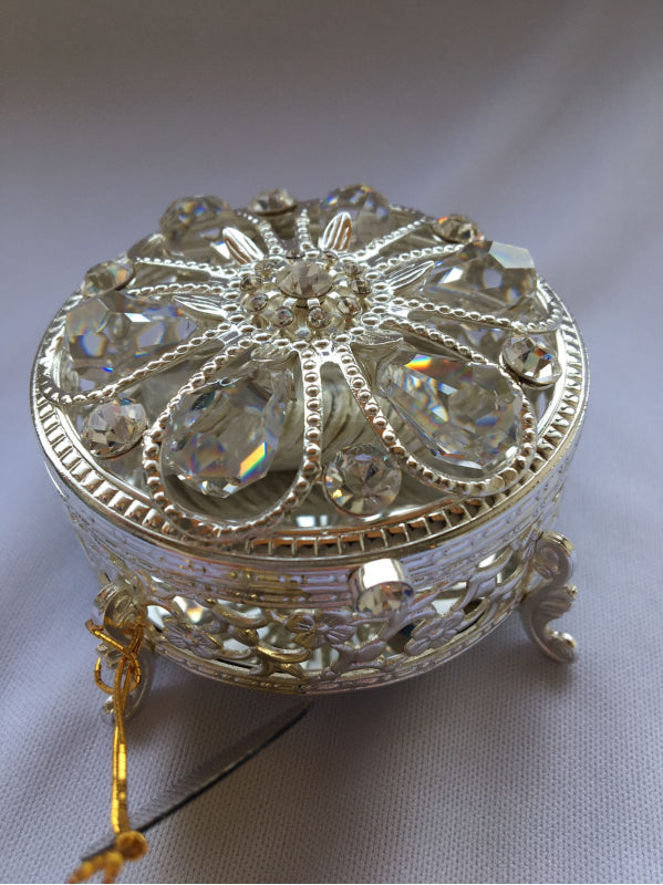 Cofre Circular para Arras en Plata (ACC_848) - Silver