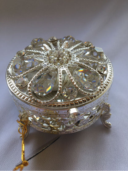 Cofre Circular para Arras en Plata (ACC_848) - Silver