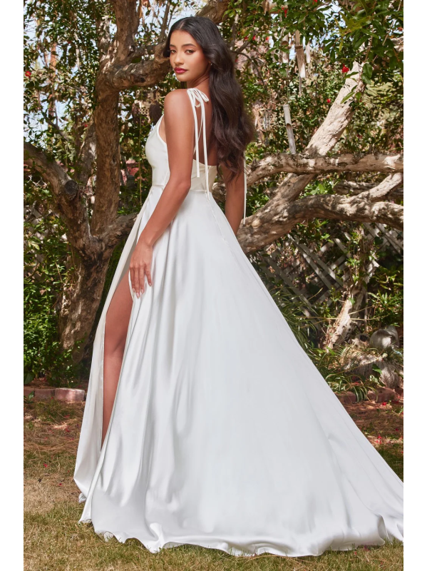 Vestido largo Satín -S/XL- (bd104w) - imagen 2