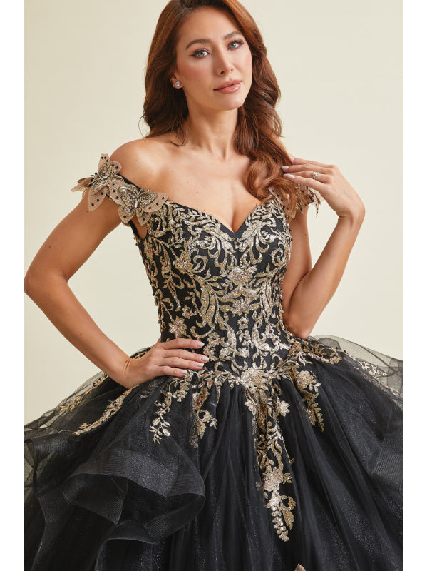 Vestido de Gala (BLACK_LL2018) - Black