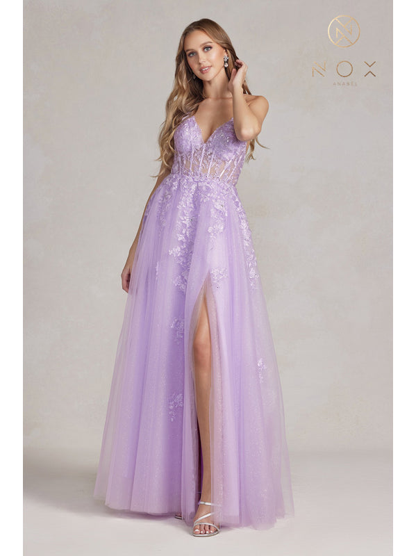Vestido de Gala (T1081.0) - Lavender