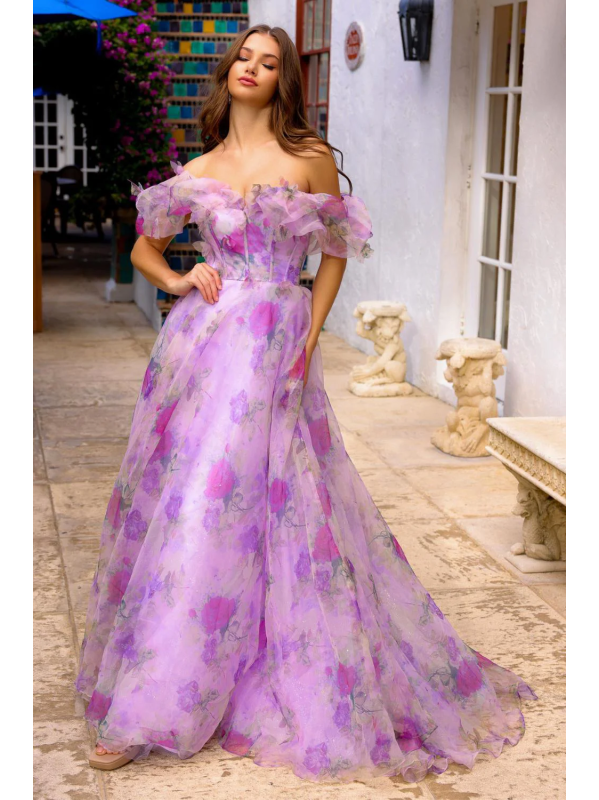 Vestido de Gala (ag0103) - Lilac