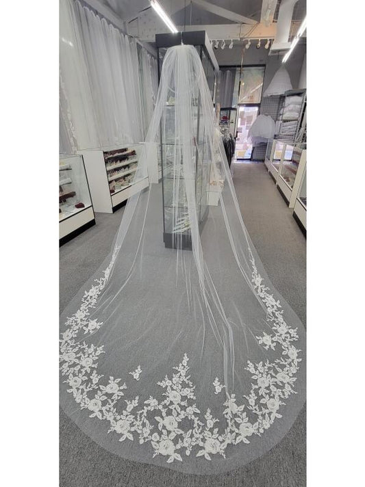 Velo color Ivory -Largo 3.2m-