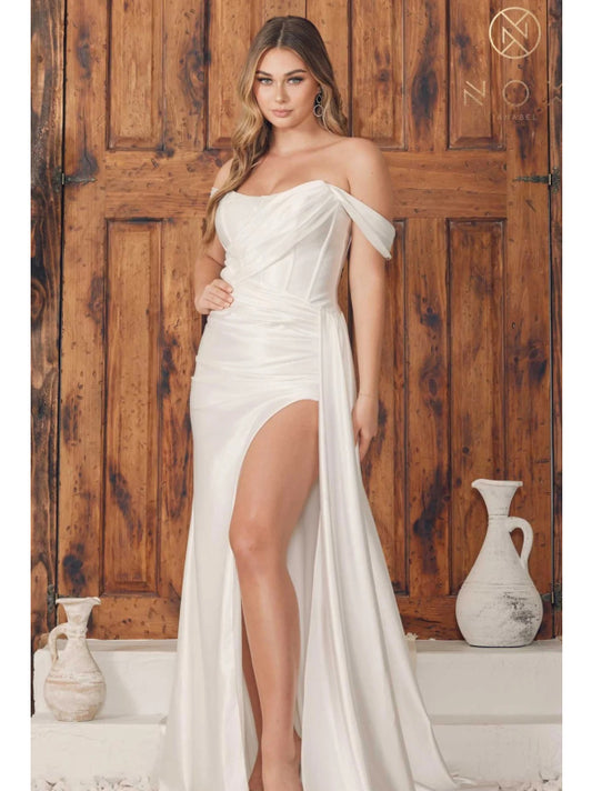 Vestido de Novia (1043W) - Off White