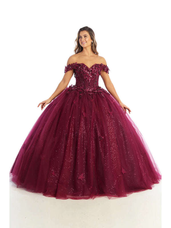 Vestido de Gala (8876) - Burgundy