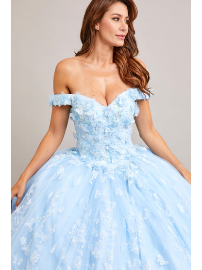 Vestido de Gala (157055) - Light Blue
