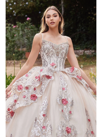 Vestido de Gala (15703) - Champagne