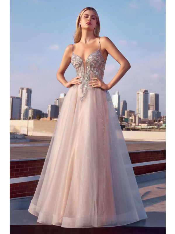 Vestido de Gala (cc0881) - Blush