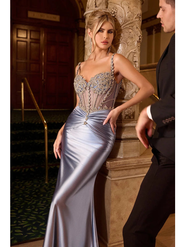 Vestido de Gala (cd757) - Silver