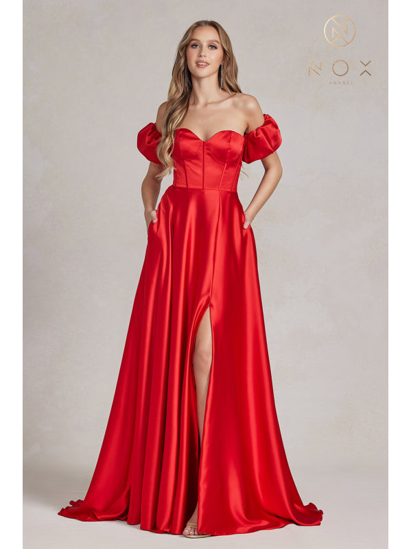 Vestido de Gala (k1122.2) - Red