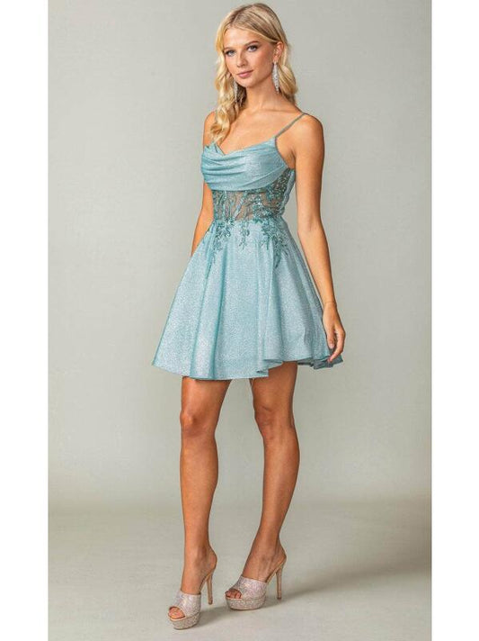 Vestido corto -talla XS-