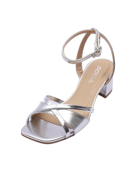 Sandalia color plata