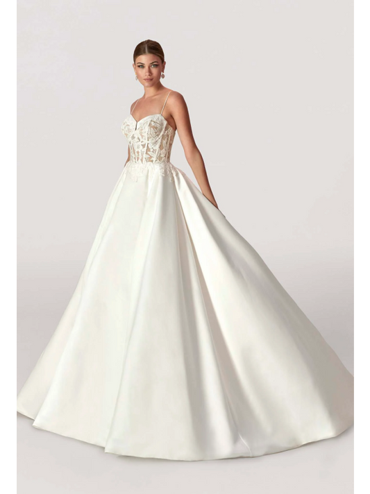 Vestido de Novia (MJ1057) - Off White