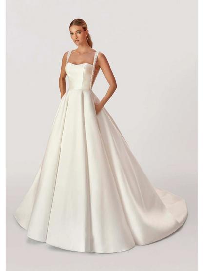 Vestido de Novia (MJ1061) - Off White