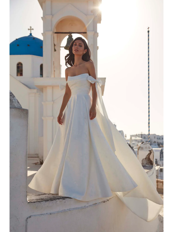 Vestido de Novia (MJ1103) - Off White