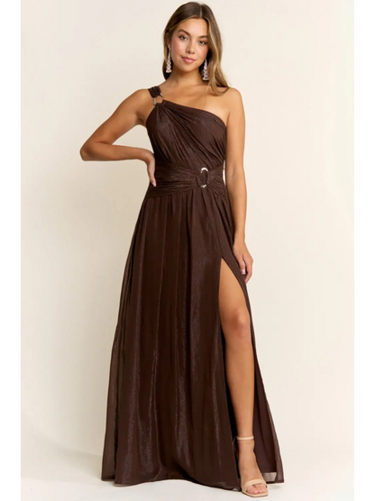 Vestido de Fiesta -S.M.L- (chocol) - imagen 3