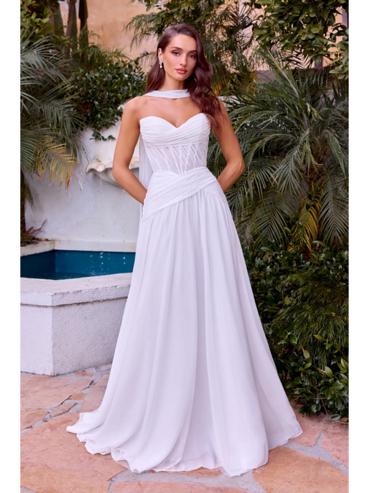 Vestido de Novia (cd395w) - White