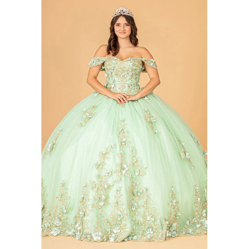 Vestido de Gala (gl3102-sage) - Sage