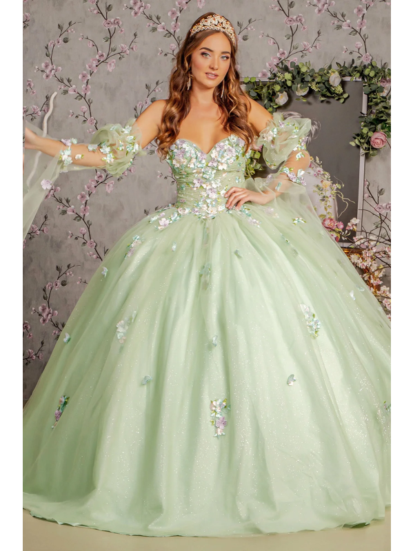 Vestido de Gala (GL3300) - Silver