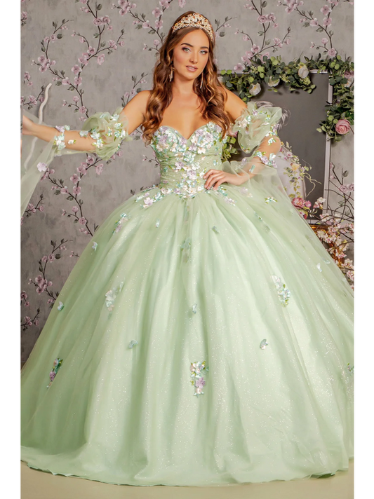 Vestido de Gala (GL3300) - Silver