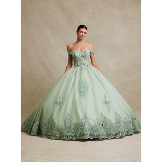 Vestido de Gala (WF2813) - Sage Green