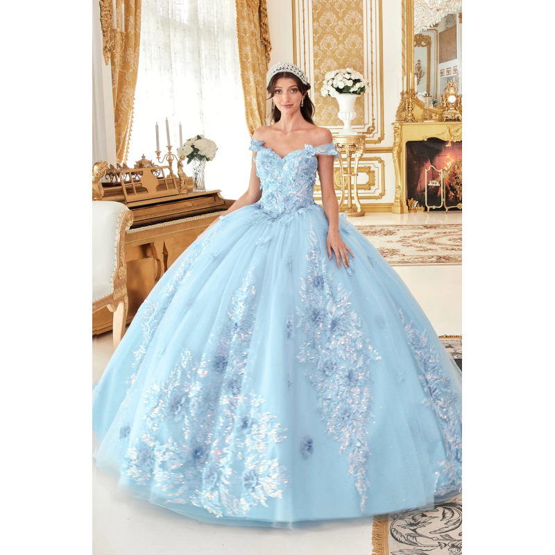 Vestido de Gala (15713) - Light Blue