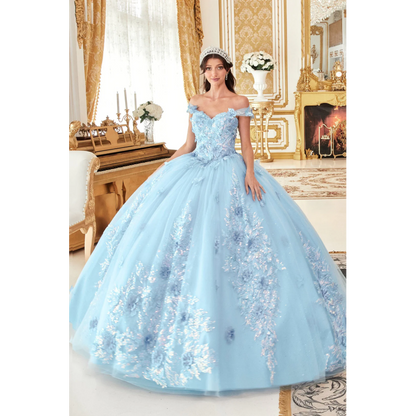 Vestido de Gala (15713) - Light Blue