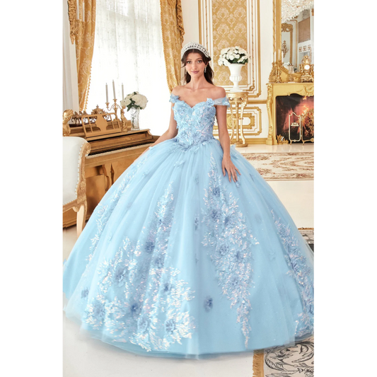 Vestido de Gala (15713) - Light Blue