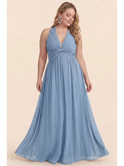 Vestido de Fiesta (MF22737P.CELESTE) - Celeste