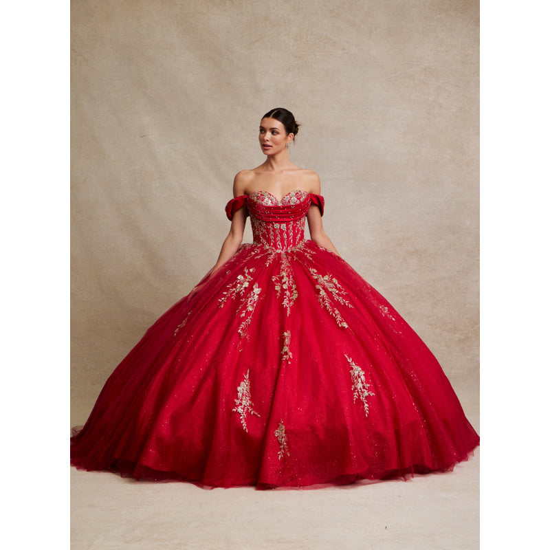 Vestido de Gala (KLQ1035_redgold) - imagen 2