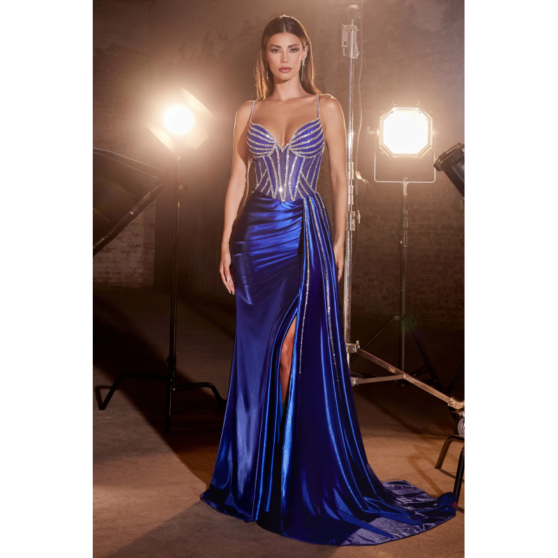 Vestido de Fiesta (cds440.royal) - Royal Blue
