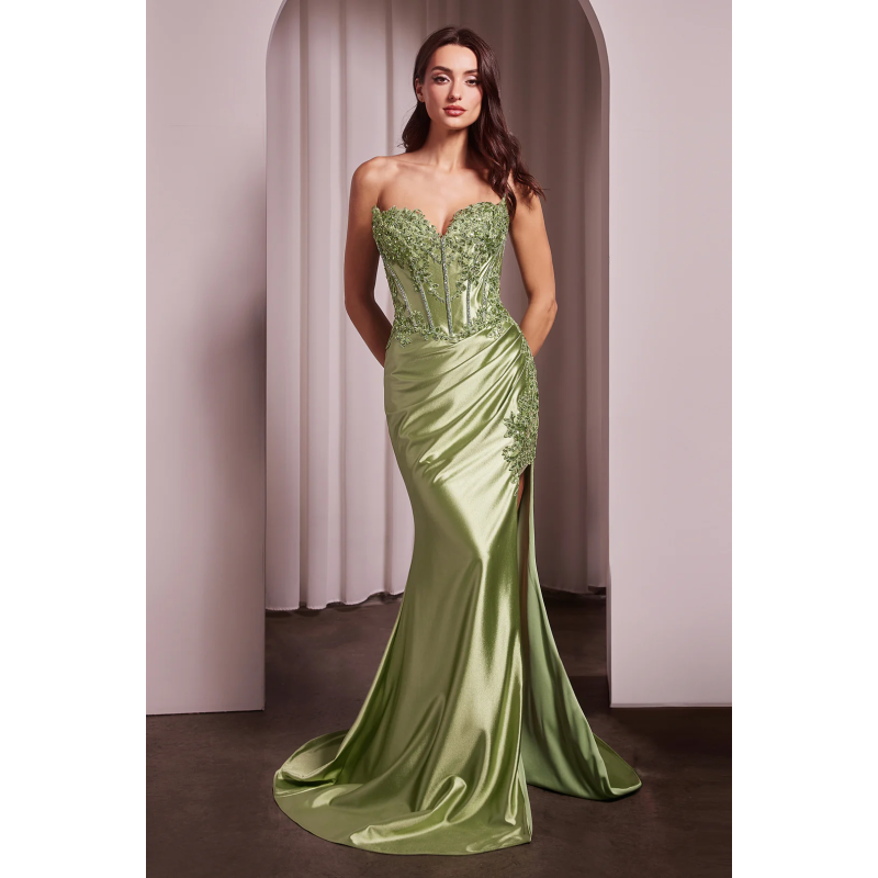 Vestido de Gala (kv1116.greenery) - Greenery