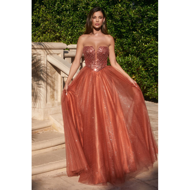 Vestido de Fiesta S.M (CD0217.SIENNA) - Sienna