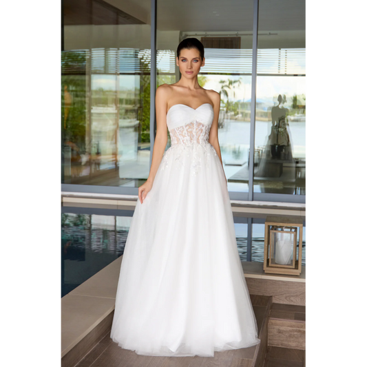 Vestido largo (JT2702AW) - Red