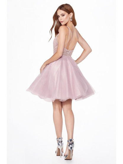 Vestido color Blush y Malva (XTO098) - imagen 2