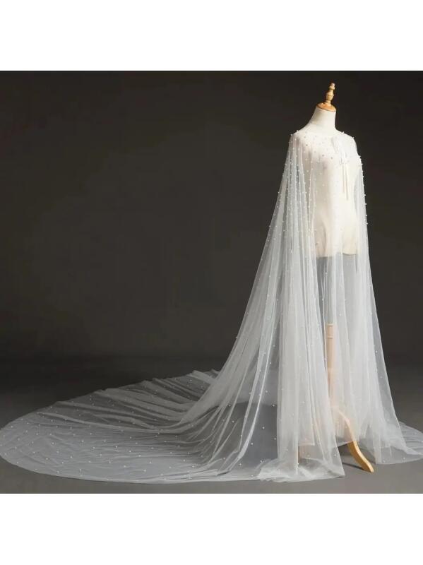 Capa de perlas - 3 metros OFFWHITE-
