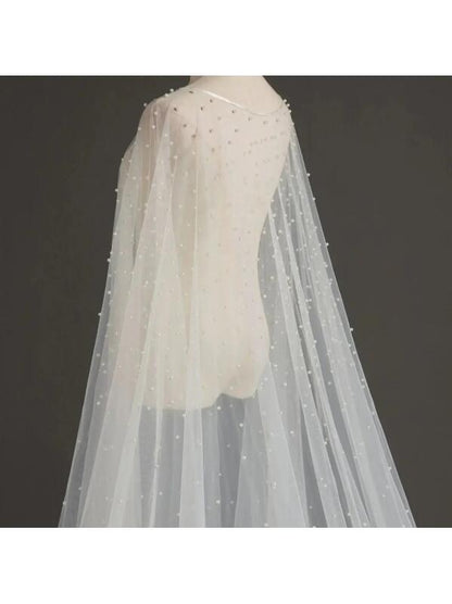 Capa de perlas - 3 metros OFFWHITE-