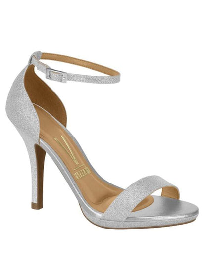 Sandalia Tacón color Plata
