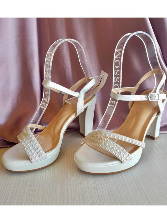 Sandalia color Blanco para Novia