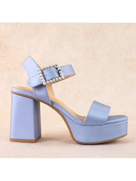 Sandalia color Celeste