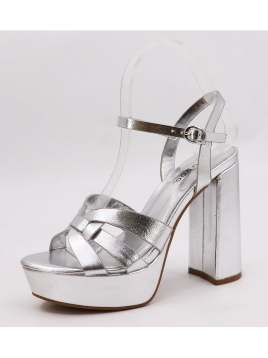 Sandalia color Plata