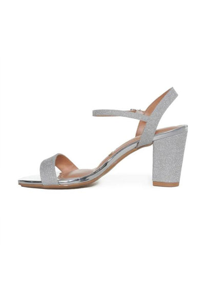 Sandalia plata Glamour