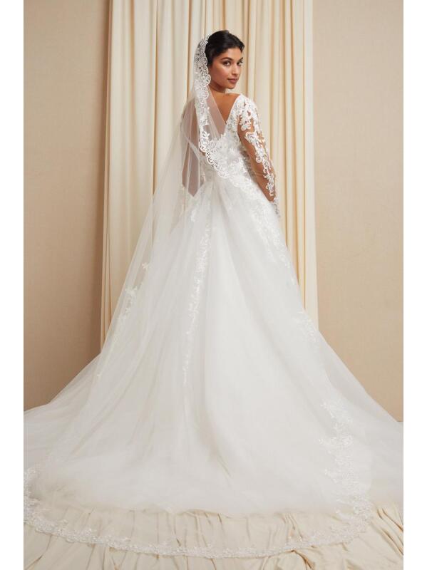 Velo 326v largo de Capilla OFF white