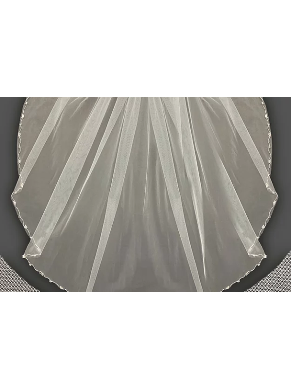 Velo 90cms Ivory con Swarovsky V3048