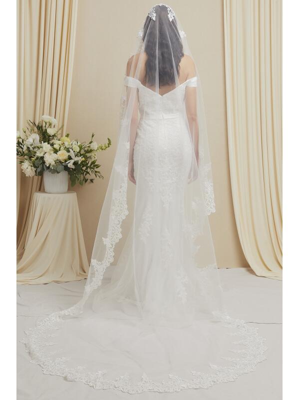 Velo catedral OFF white W426V