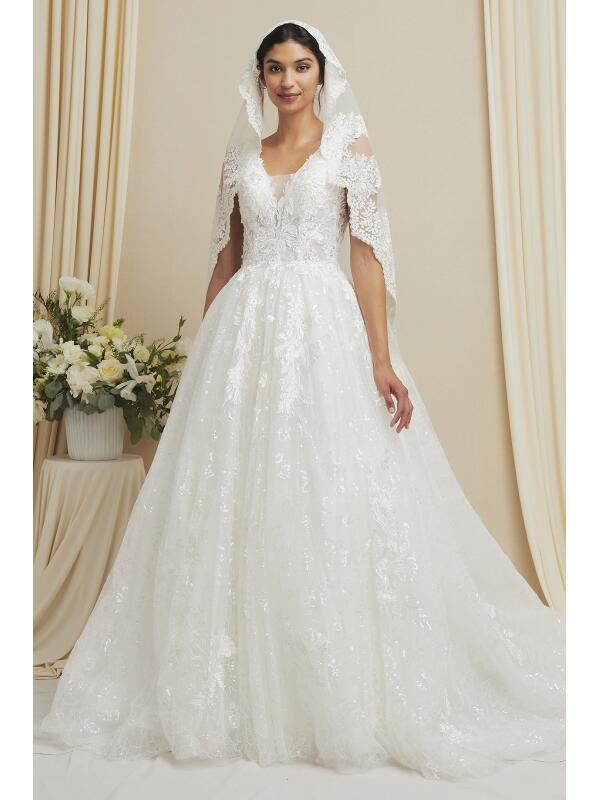 Velo catedral OFF white W498V